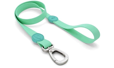 Morso dog leash waterproof recycled Caribbean green