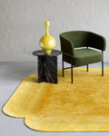Mustard Yellow Square Rug | Wool | Novanex by Rugfine-0