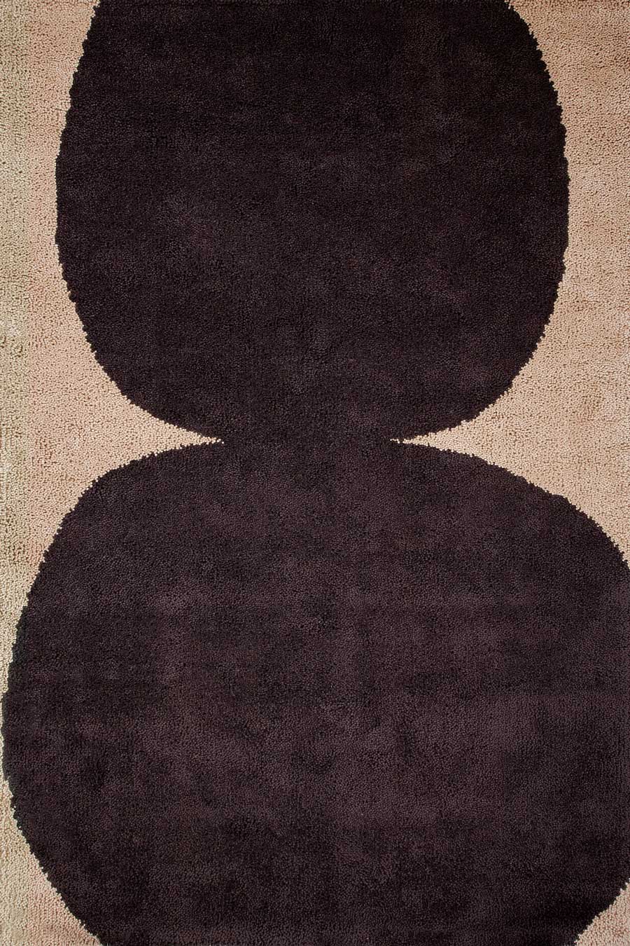 Hand Tufted Wool Rug | Beige & Plum | Wool | Zenchill by Rugfine-1